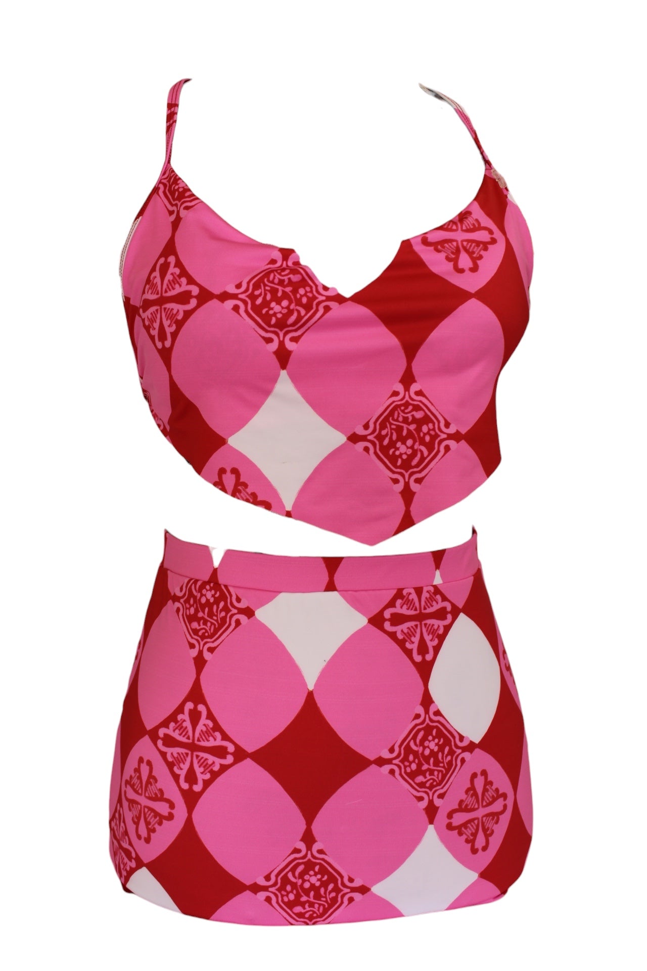 Set romantico estampado