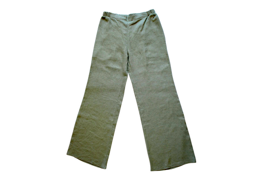 Pantalón Playa Lino Verde