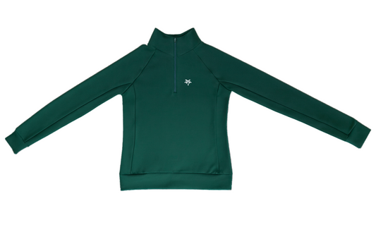 Sudadera Deportiva Verde Cierre