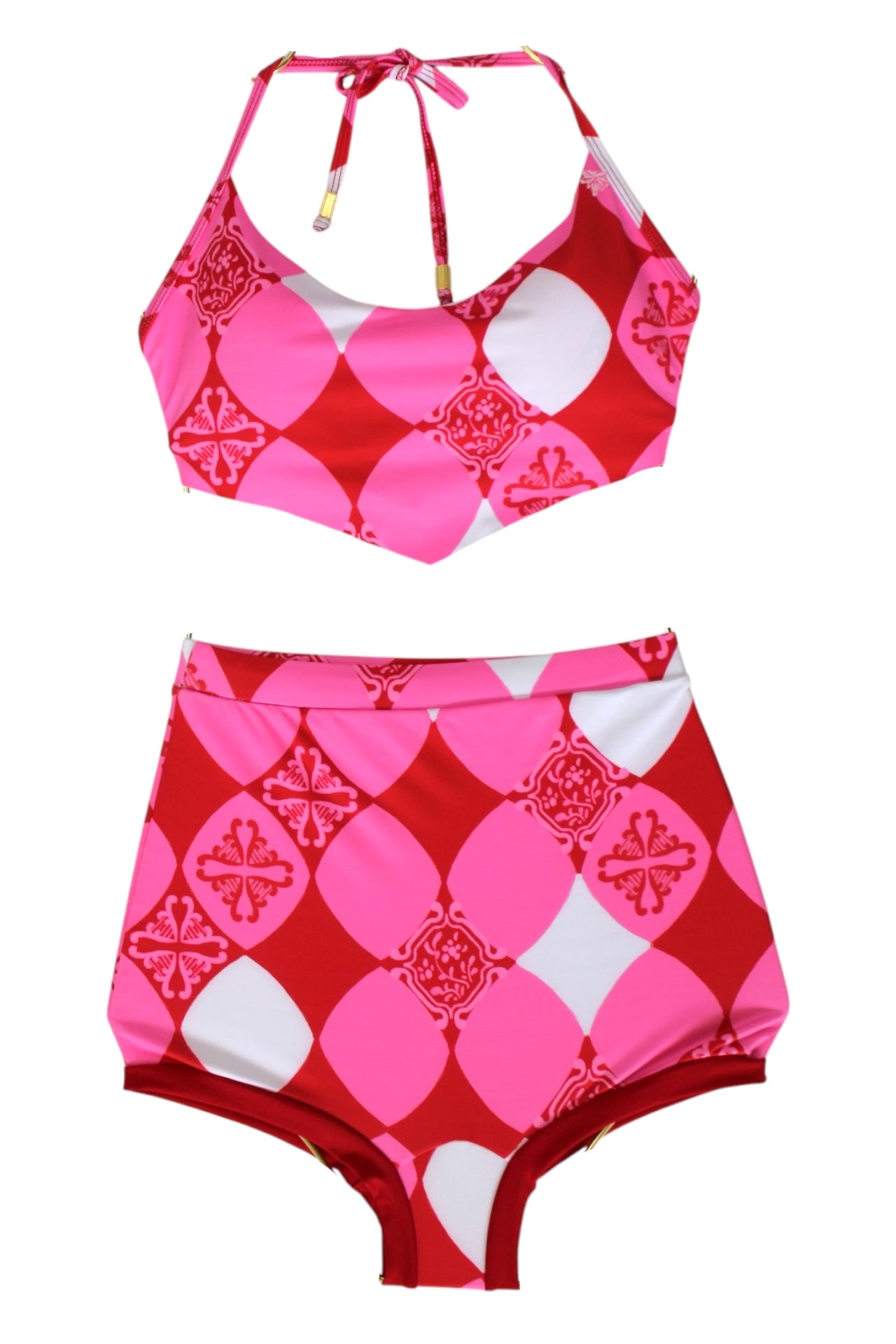 Set romantico estampado