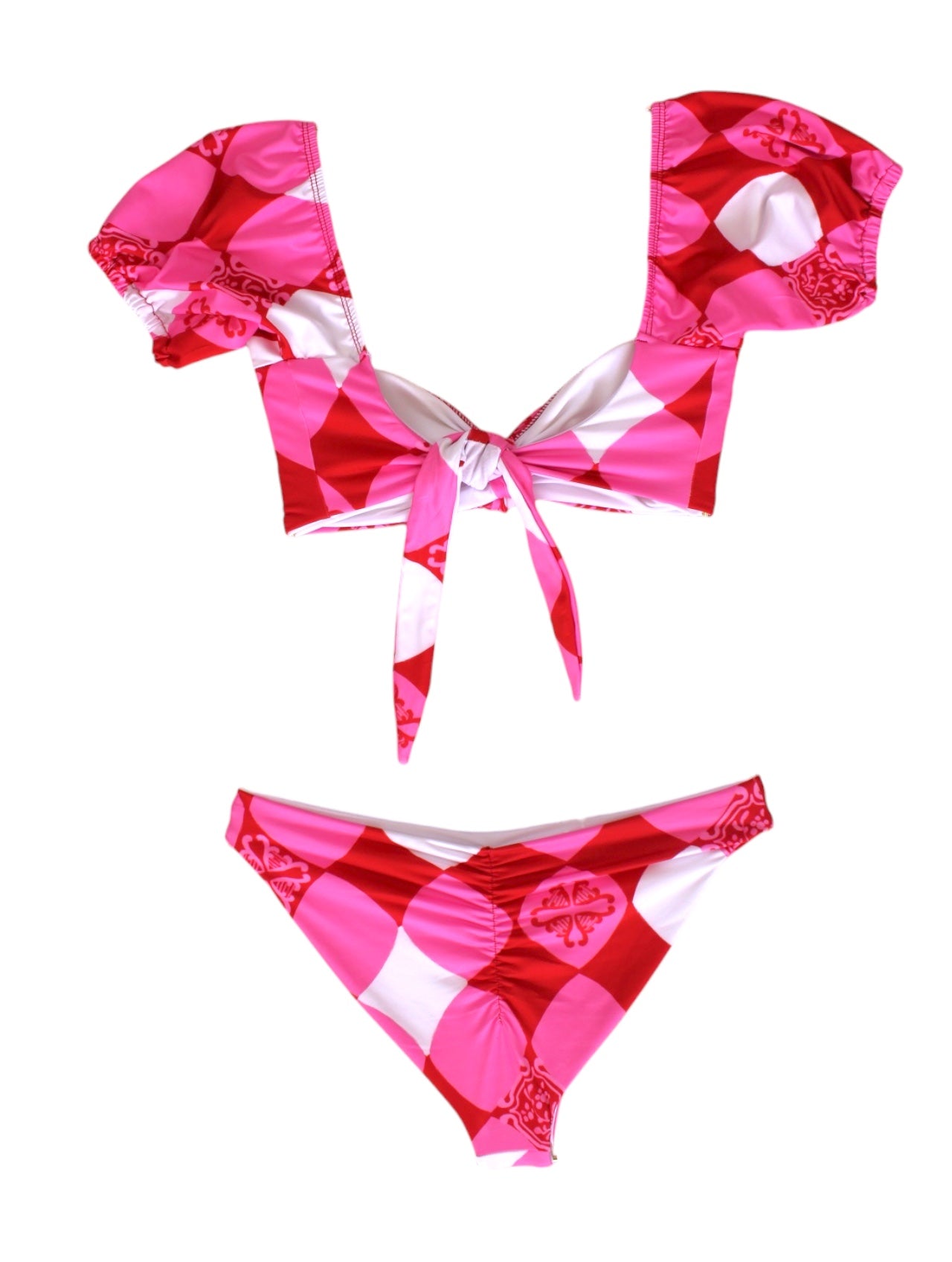 Set Romantico estampado
