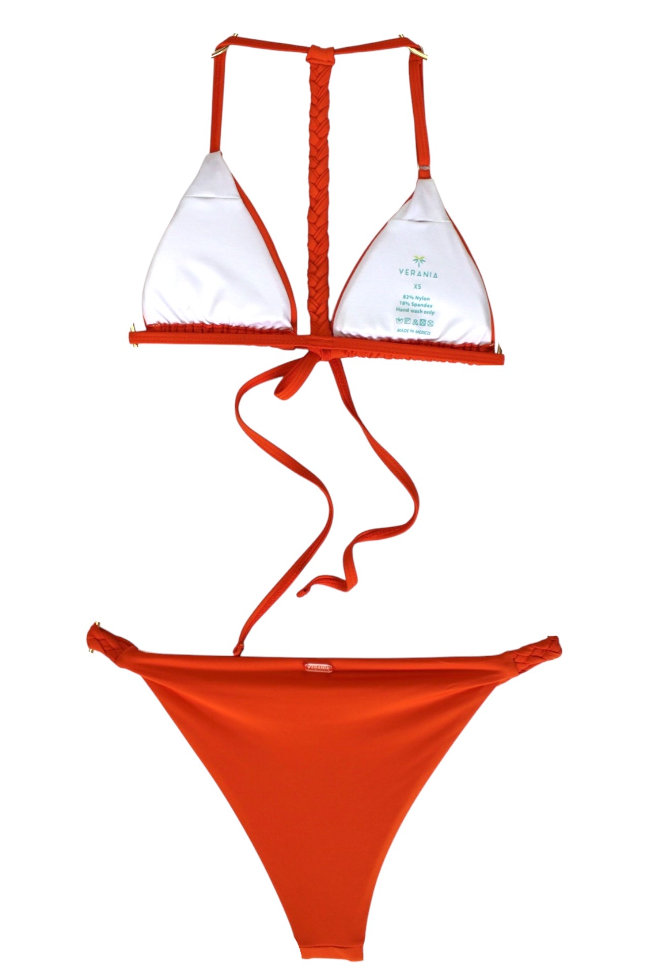 SET trenzado naranja