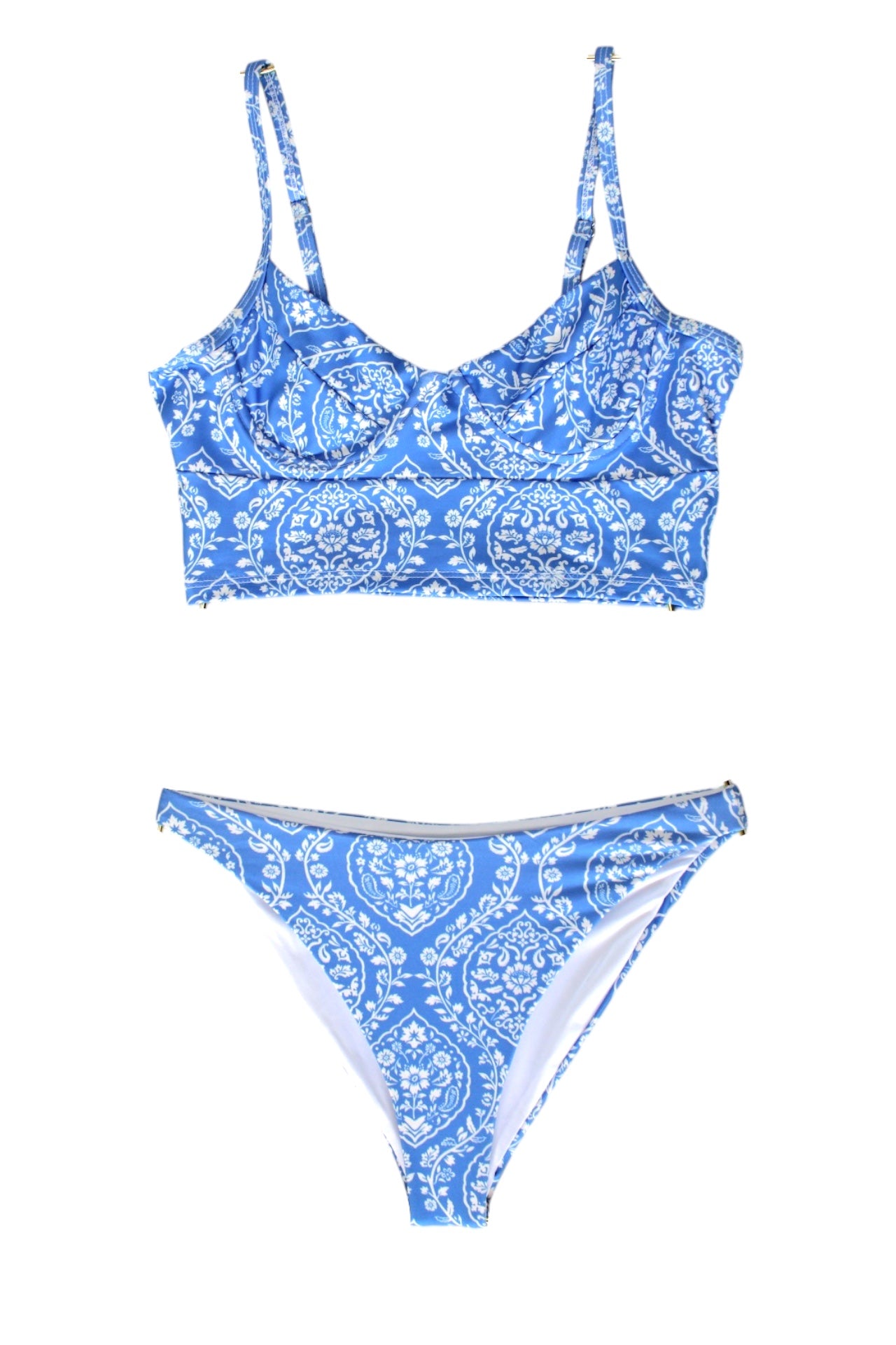SET TULUM LARGO AZUL ESTAMPADO