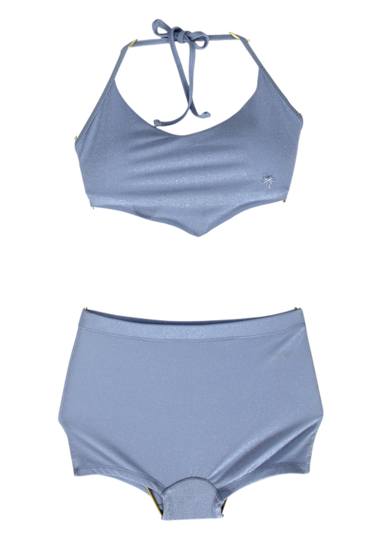 Set Tropical Azul Brillo