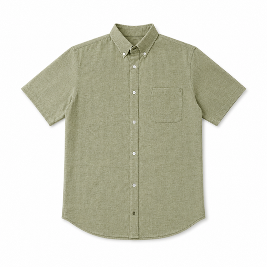 Camisa Playa Lino verde