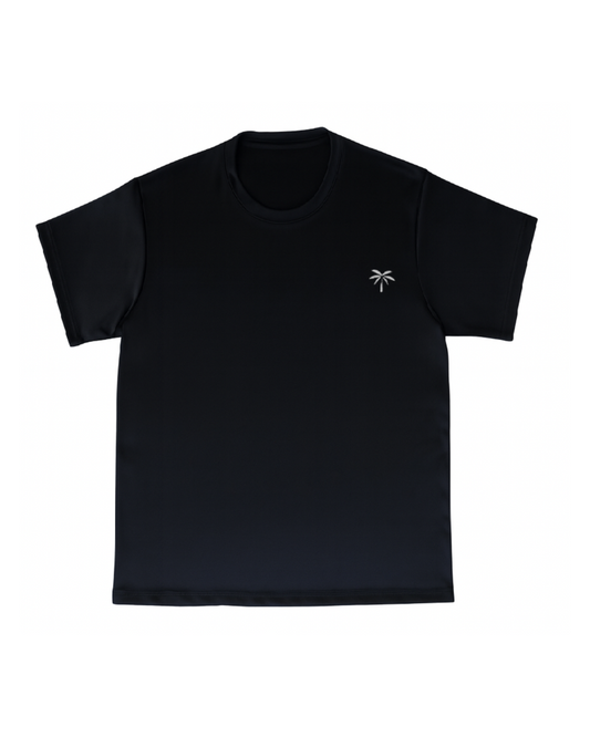 Playera Deportiva Básica Negra
