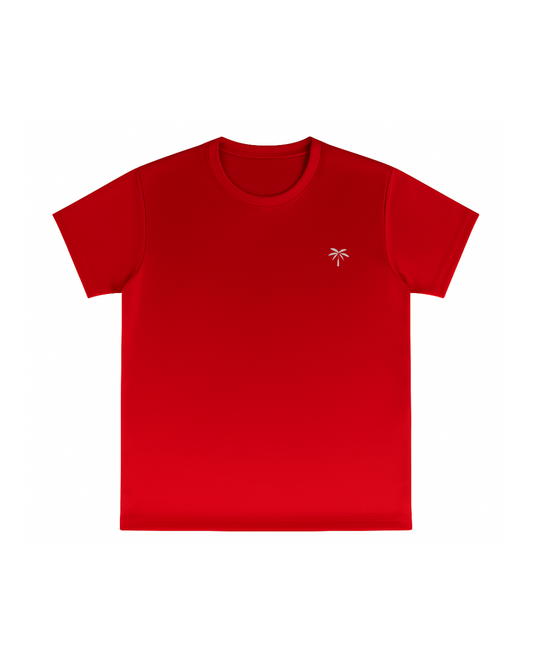 Playera Deportiva Basica Roja