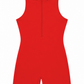 Short Cierre Completo Rojo