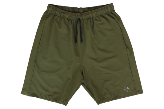 Short deportivo hombre verde militar