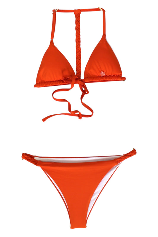SET trenzado naranja