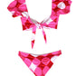 Set Romantico estampado
