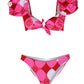 Set Romantico estampado